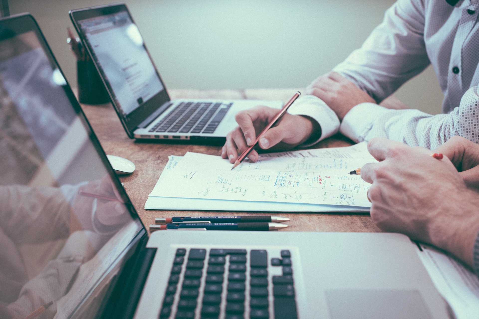 Gemeinsames Arbeiten mit Laptops und Microsoft Office